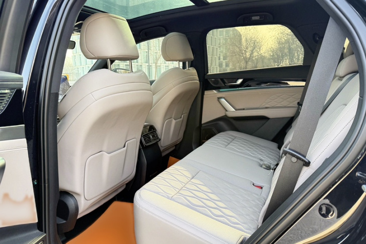 比亚迪 唐新能源 2024款 DM-i 荣耀版 112KM 尊荣型中控内饰7003