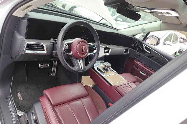 红旗E-HS9 2021款 460km 旗享版 六座中控内饰7002