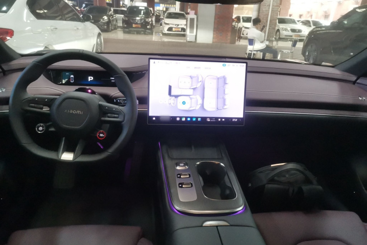 小米汽车 小米SU7 2024款 后驱长续航智驾版中控内饰7002
