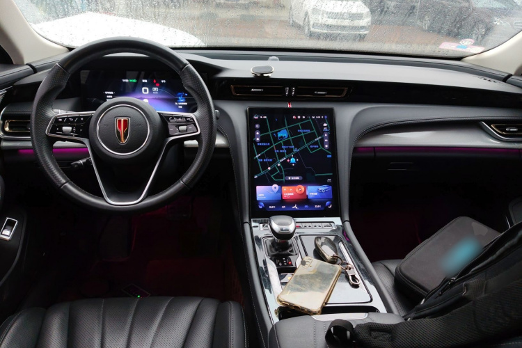 红旗H5 2023款 2.0T 自动智联旗畅版中控内饰12