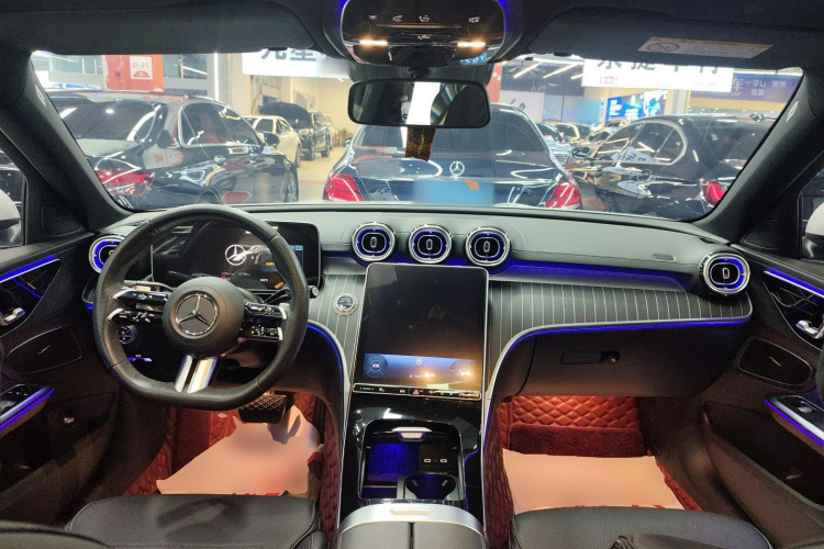 奔驰C级 2023款 改款 C 260 L 运动版中控内饰12