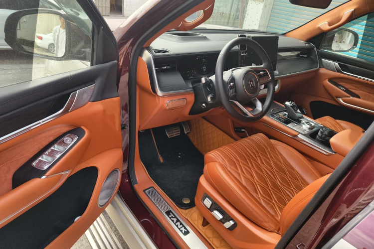 坦克500 2022款 3.0T 高端定制版 5座中控内饰7003