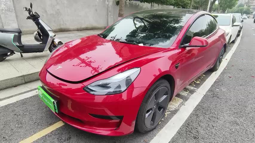 特斯拉 Model 3 2022款 后轮驱动版检测视频1