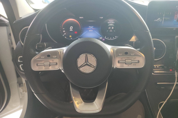 奔驰C级 2021款 C 200 L 时尚型运动版中控内饰13