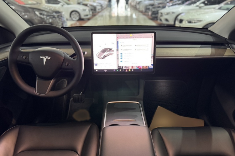 特斯拉 Model Y 2021款 标准续航后驱版中控内饰7004