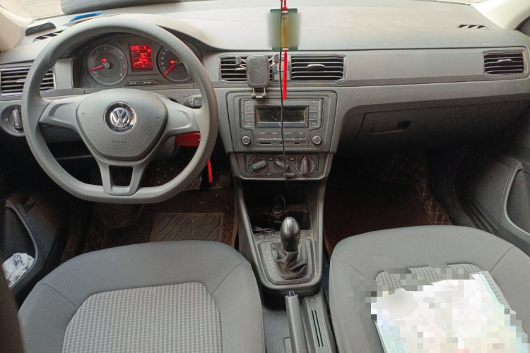 大众 桑塔纳 2018款 1.5L 自动风尚版中控内饰12