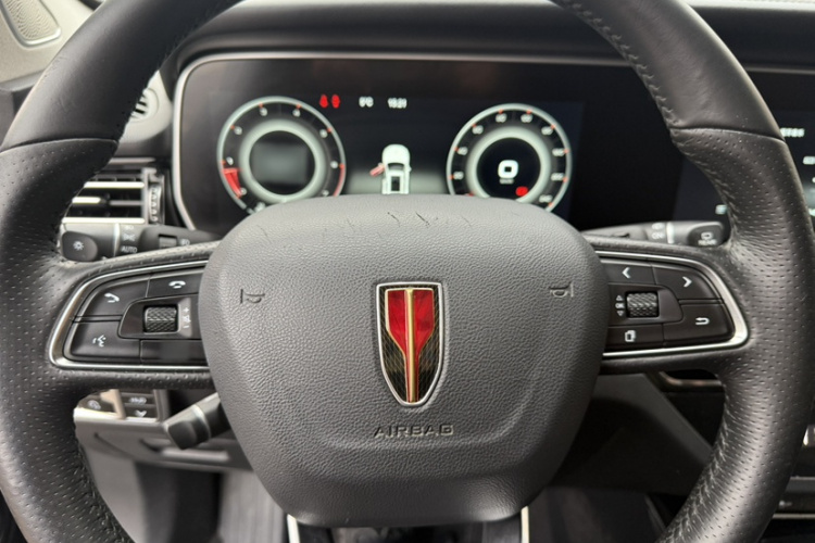 红旗HS5 2019款 2.0T 智联旗享版中控内饰7006