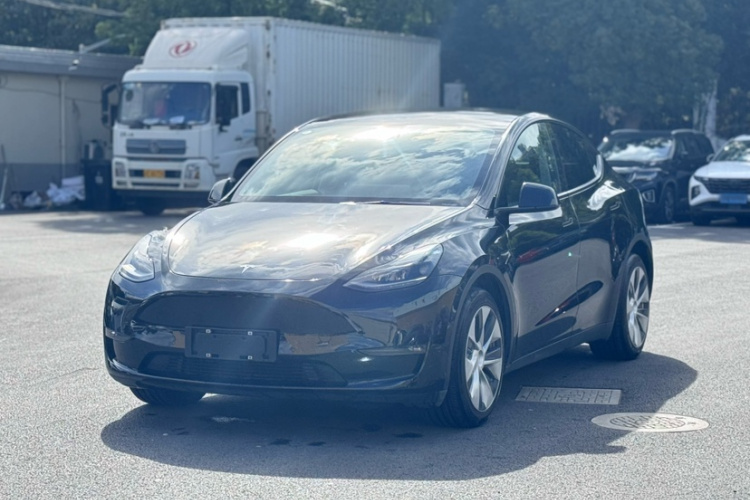 特斯拉 Model Y 2021款 长续航全轮驱动版 3D7车身外观1