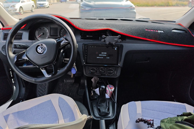 大众 桑塔纳 2019款 1.5L 自动风尚版 国VI中控内饰12