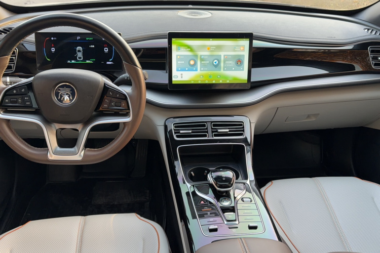 比亚迪 秦PLUS 2023款 冠军版 EV 420KM超越型中控内饰7003