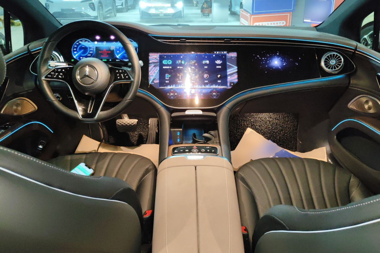 奔驰EQS 2022款 450+ 先锋版中控内饰7002