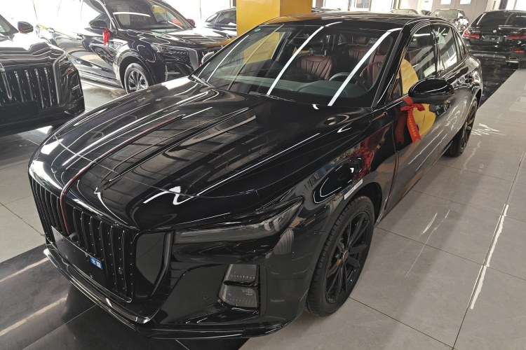红旗H5 2025款 2.0T 自动玄影200万辆纪念版车身外观1