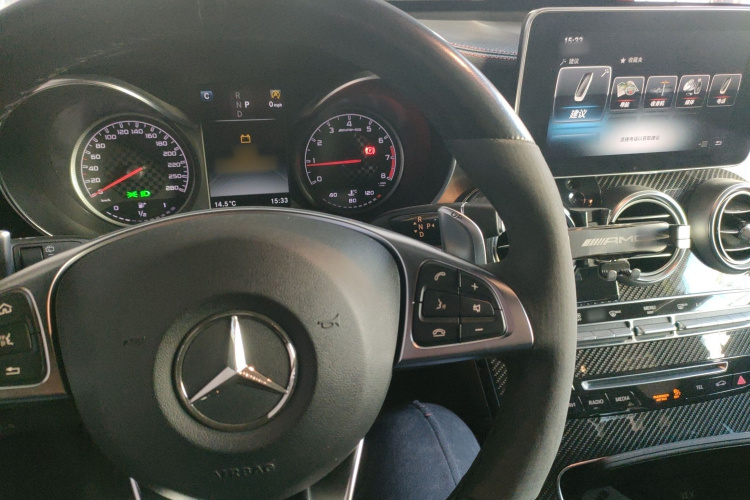 奔驰GLC AMG 2017款 AMG GLC 43 4MATIC 特别版中控内饰12