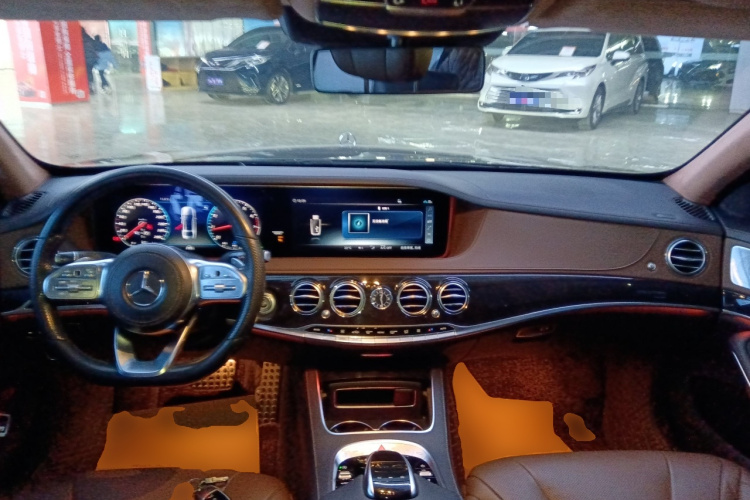 奔驰S级 2018款 S 450 L 4MATIC 卓越特别版中控内饰7002