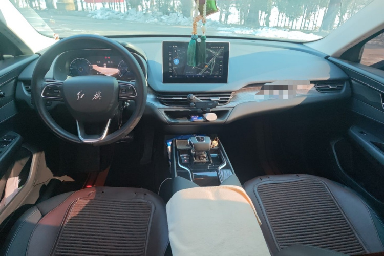 红旗E-QM5 2022款 431km 充电乐享版中控内饰12