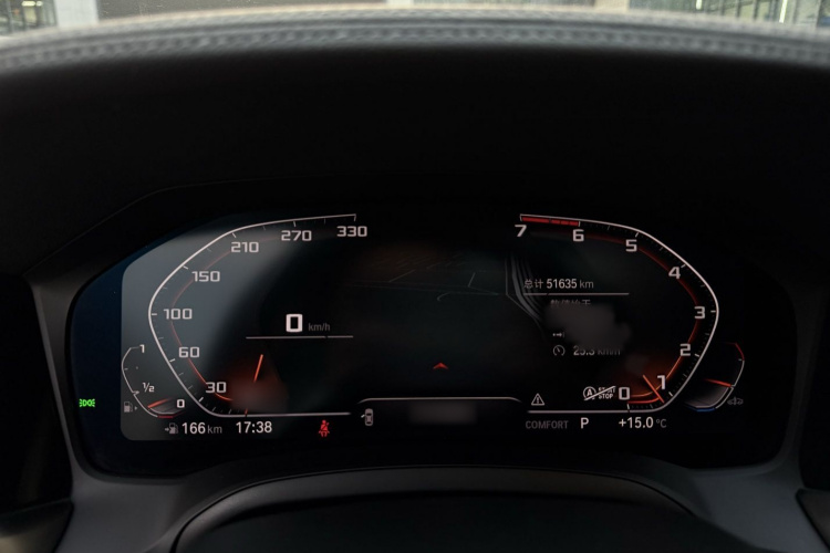 宝马3系 2021款 325Li M运动套装中控内饰7007