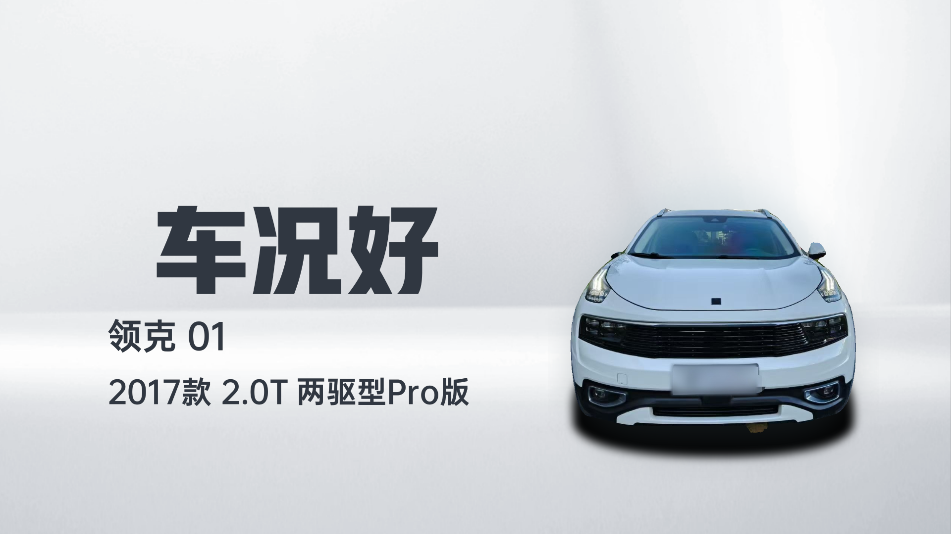领克01 2017款 2.0T 两驱型Pro版解读1