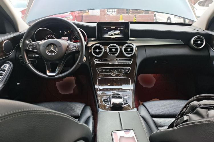 奔驰C级 2015款 改款 C 200 L中控内饰12