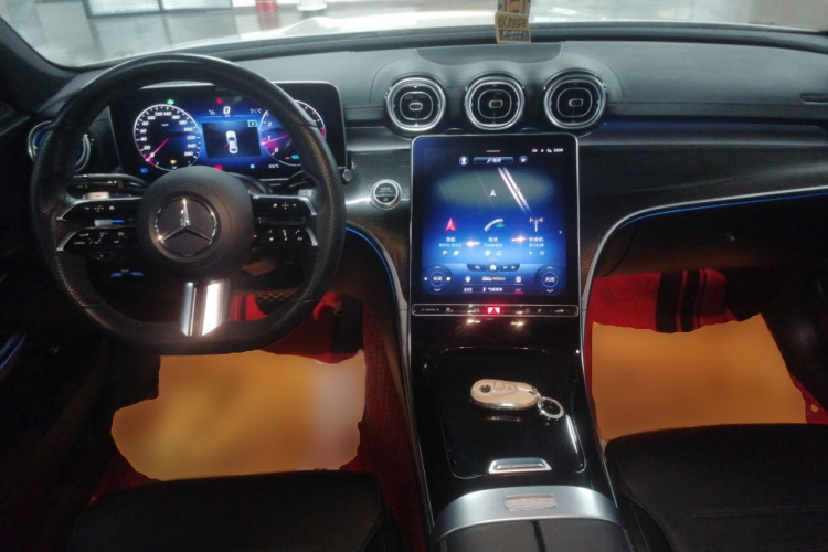 奔驰C级 2022款 改款 C 260 L 运动版中控内饰12