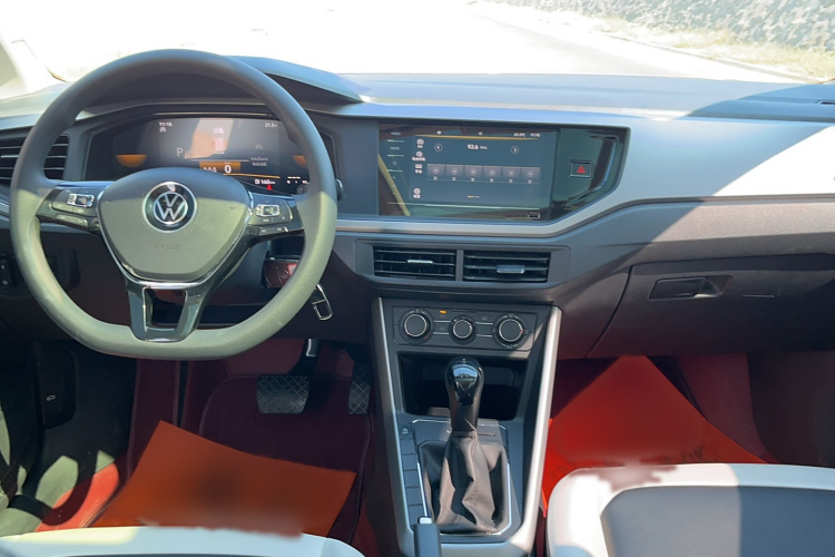 大众 Polo 2023款 Plus 1.5L 自动全景乐享版中控内饰7003
