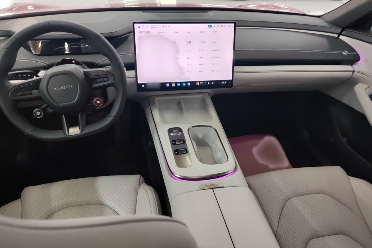 小米汽车 小米SU7 2024款 后驱长续航智驾版中控内饰7003