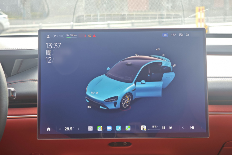小米汽车 小米SU7 2024款 四驱超长续航高阶智驾Max版中控内饰7012