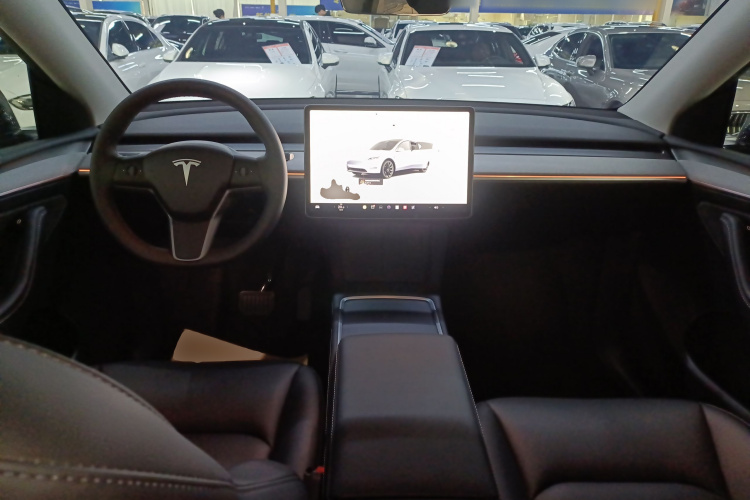 特斯拉 Model Y 2024款 长续航全轮驱动版中控内饰7002