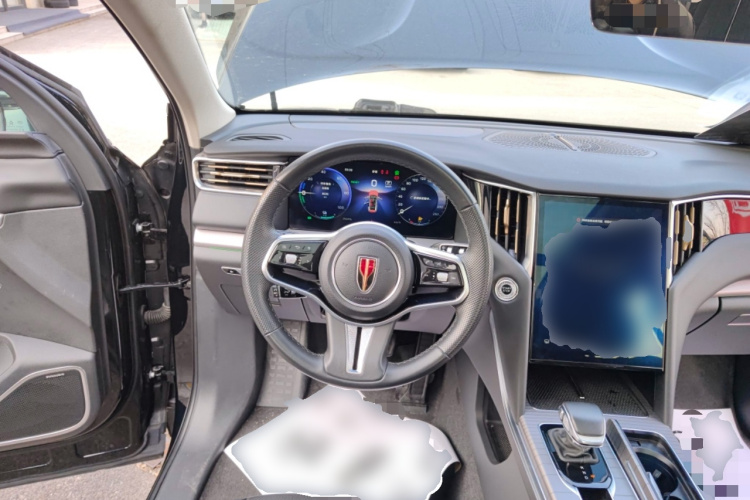 红旗HS7 PHEV 2024款 2.0T PHEV 四驱旗畅版 6座中控内饰13