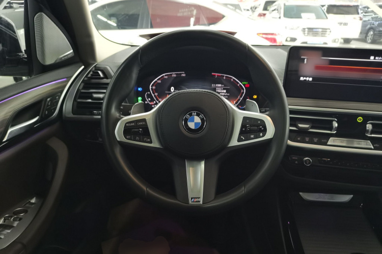 宝马X3 2022款 xDrive30i 领先型 M曜夜套装中控内饰13
