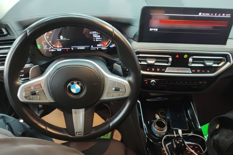 宝马X3 2022款 xDrive30i 领先型 M曜夜套装中控内饰12