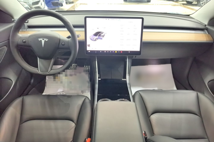 特斯拉 Model 3 2020款 改款 长续航后轮驱动版中控内饰7006