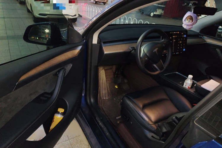 特斯拉 Model Y 2021款 长续航全轮驱动版中控内饰7003