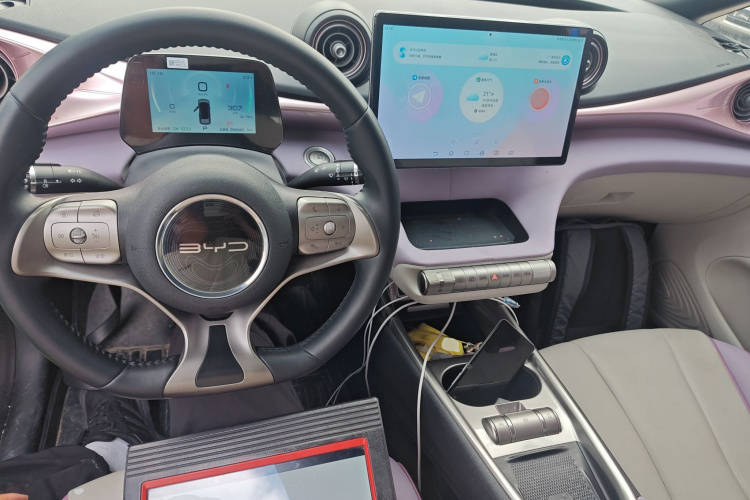 比亚迪 海豚 2021款 405km 时尚版中控内饰12