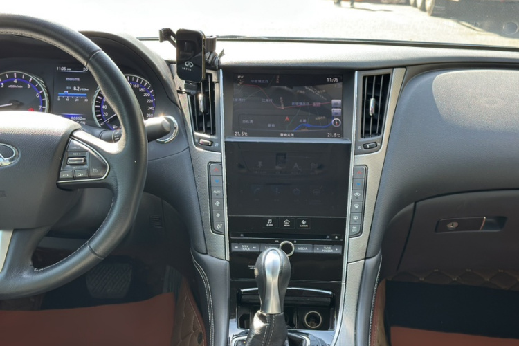 英菲尼迪Q50L 2016款 2.0T 悦享版中控内饰7008