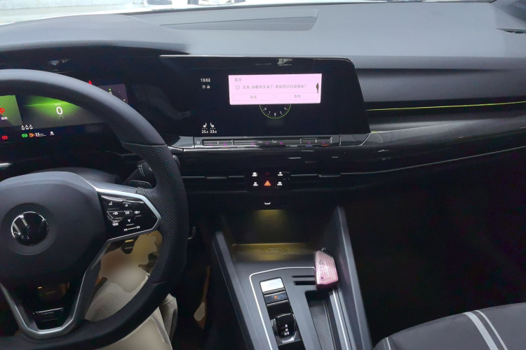 大众 高尔夫 2023款 改款 280TSI DSG R-Line Lite中控内饰12