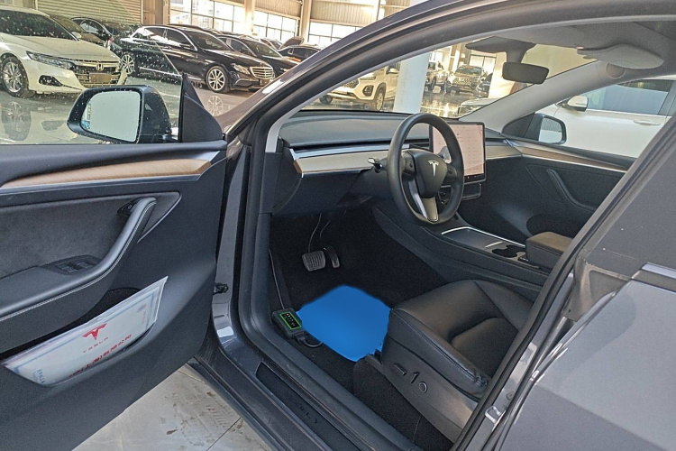 特斯拉 Model Y 2021款 长续航全轮驱动版中控内饰7003