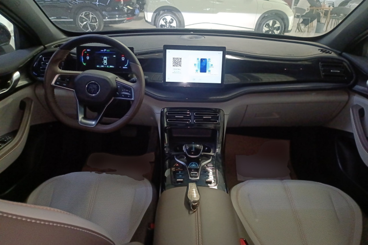 比亚迪 秦PLUS 2024款 荣耀版 DM-i 55KM领先型中控内饰12