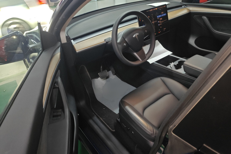 特斯拉 Model Y 2021款 长续航全轮驱动版 3D7中控内饰20