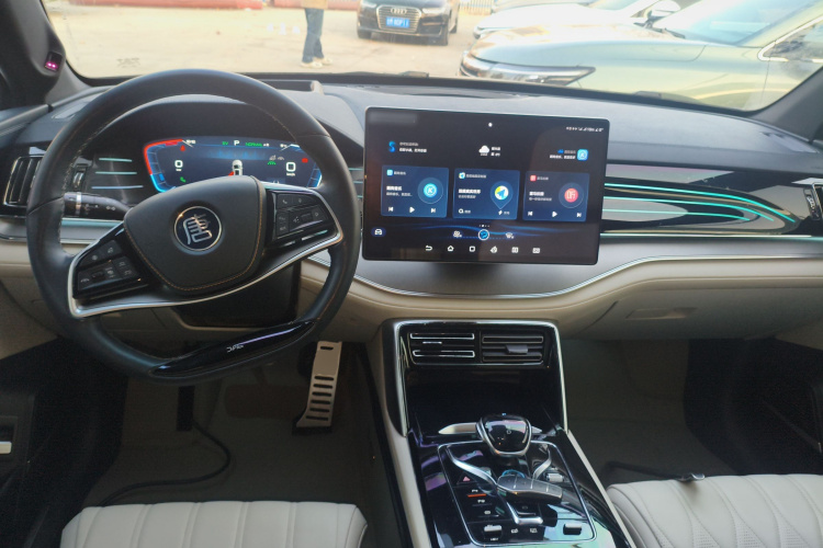 比亚迪 唐新能源 2022款 DM-p 215KM 四驱旗舰型中控内饰7002