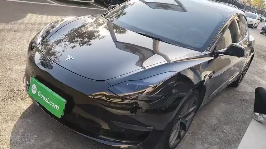 特斯拉 Model 3 2022款 Performance高性能全轮驱动版检测视频1