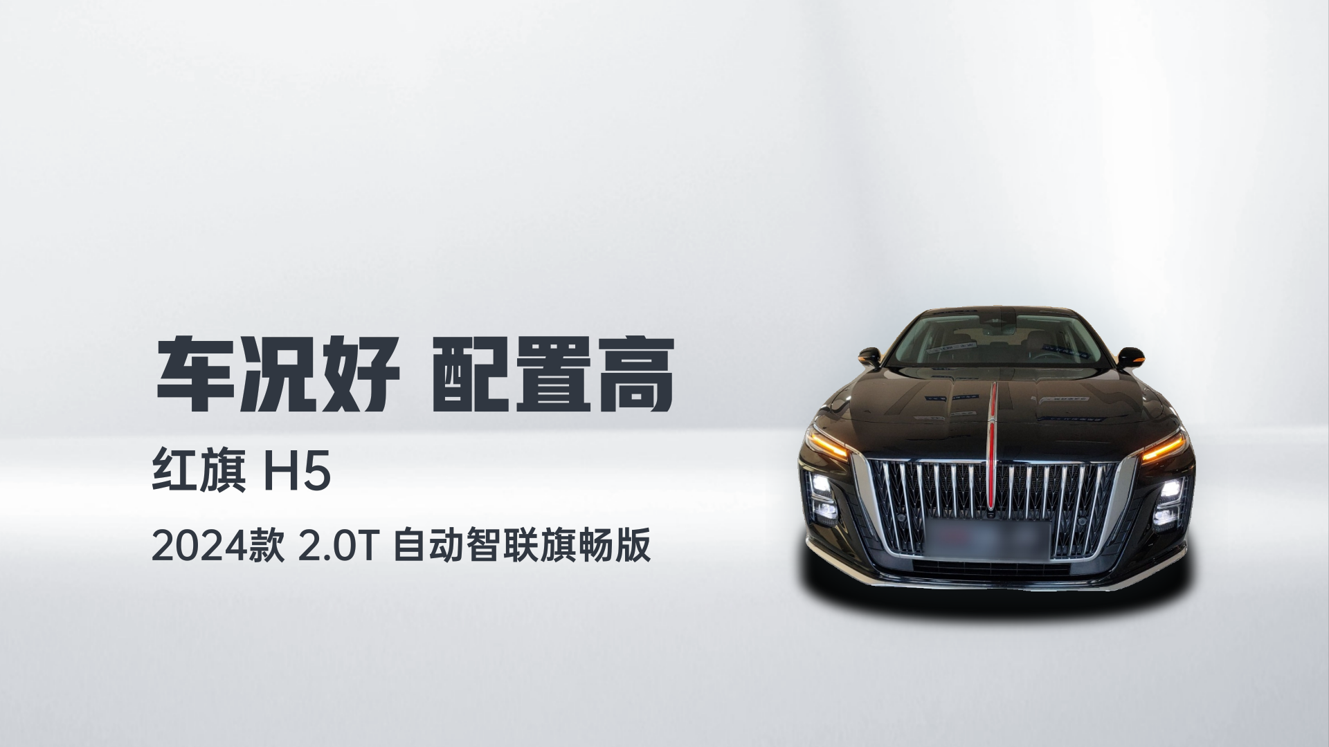 红旗H5 2024款 2.0T 自动智联旗畅版解读2