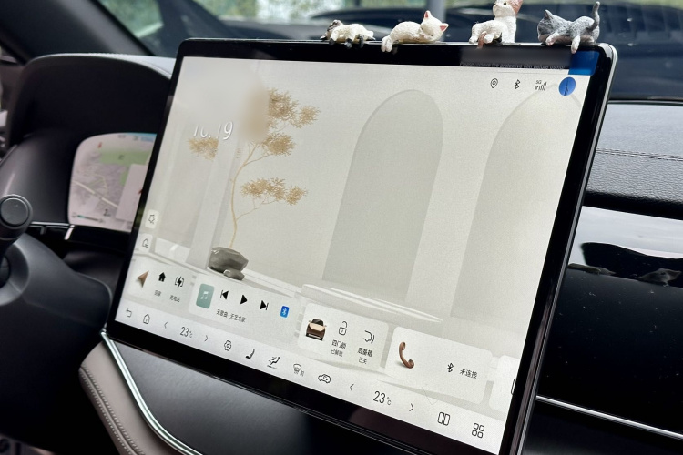 比亚迪 唐新能源 2024款 DM-i 荣耀版 112KM 旗舰型中控内饰7005