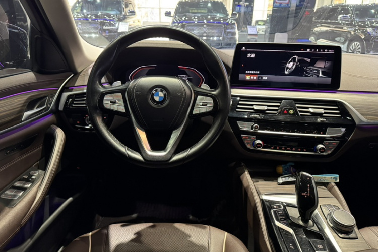宝马5系 2021款 改款 530Li 领先型 豪华套装中控内饰7009
