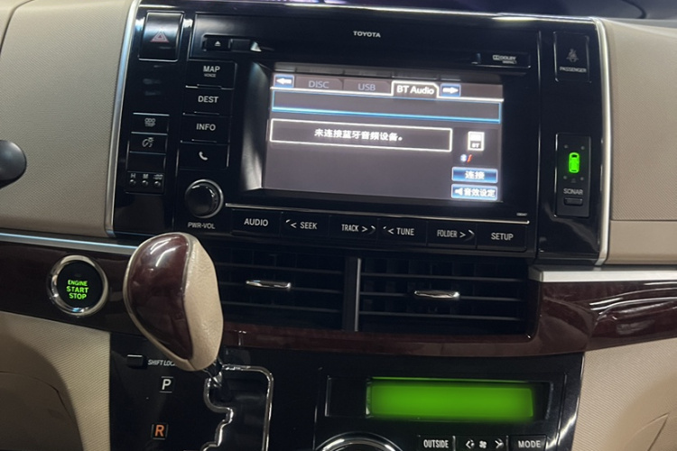 丰田 普瑞维亚 2012款 2.4L 7人座豪华版中控内饰7003