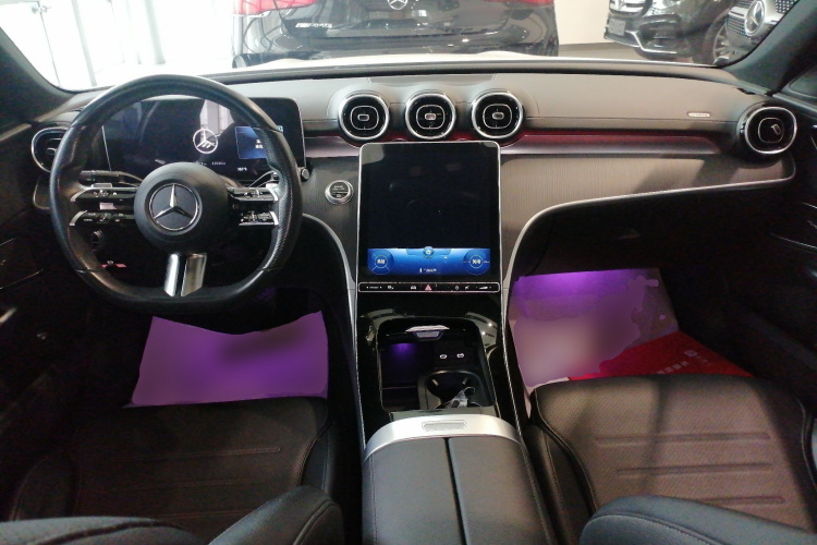 奔驰C级 2022款 C 200 L 运动版中控内饰7002