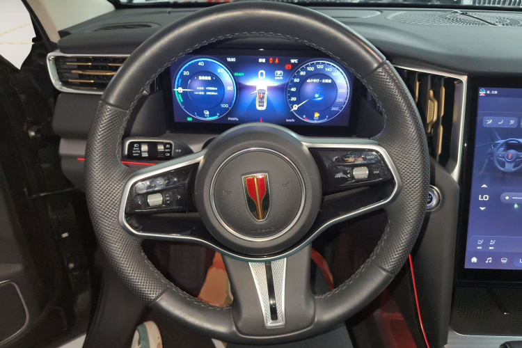 红旗HS7 PHEV 2024款 2.0T PHEV 四驱旗畅版 6座中控内饰13