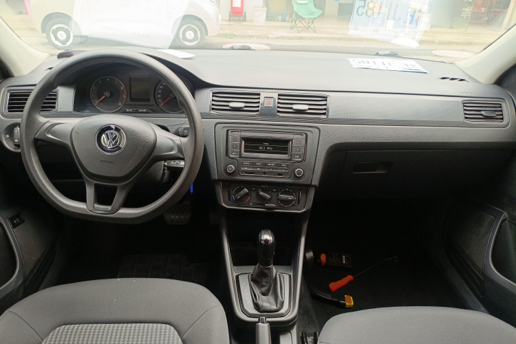 大众 桑塔纳 2017款 浩纳 1.6L 自动风尚版中控内饰12