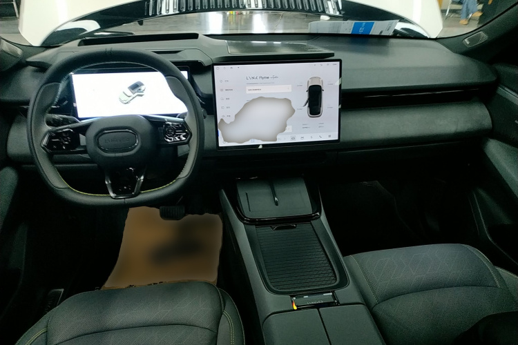 领克08 EM-P 2023款 120km 长续航Halo中控内饰12