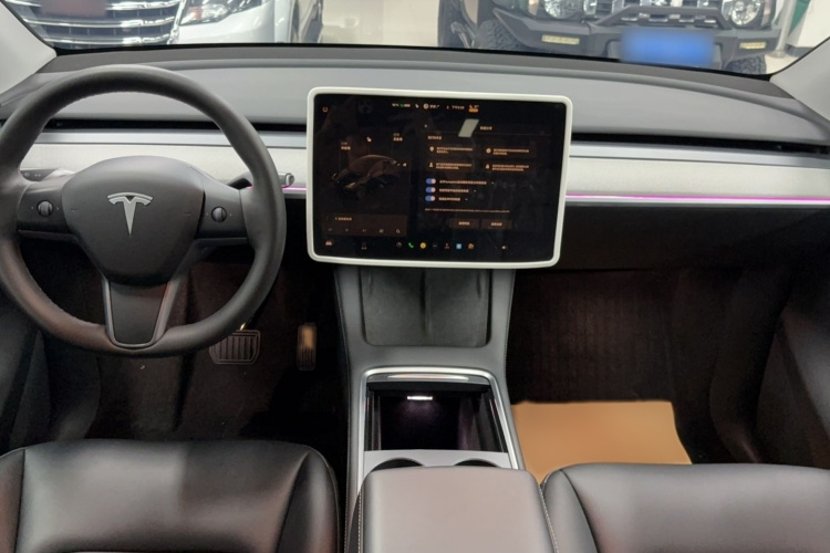 特斯拉 Model Y 2024款 长续航全轮驱动版中控内饰7005