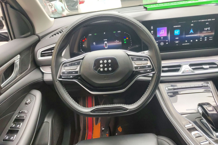 蓝电E5 2023款 1.5L DE-i 100KM畅享型 7座中控内饰13